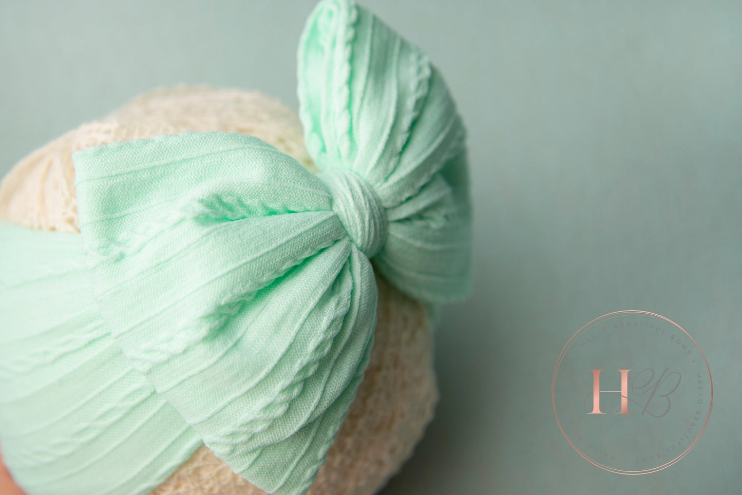 Mint green baby headbands, baby head wraps, baby girl headbands, soft headbands stretch headbands soft headbands, girls headbands,