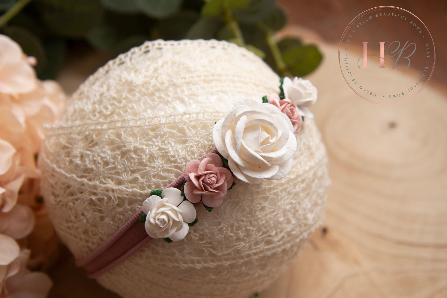 baby flower Headband, newborn headband, baby girl headband, baby shower gift, newborn gift, newborn prop, cake smash prop, baby headband