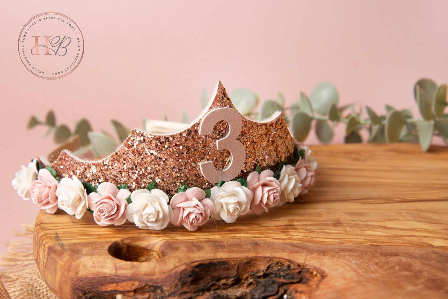 Girls birthday tiara, princess tiara, rose gold birthday tiara, girls birthday crown, birthday accessories