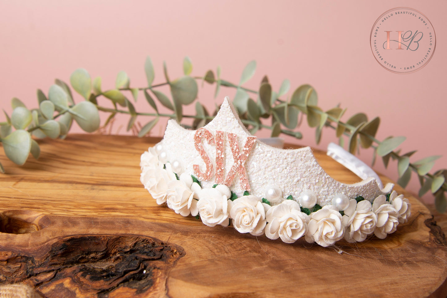 Girls birthday tiara, princess tiara, white birthday tiara, girls birthday crown, birthday accessories
