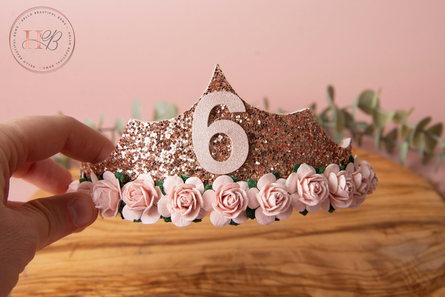 Girls birthday tiara, princess tiara, rose gold birthday tiara, girls birthday crown, birthday accessories