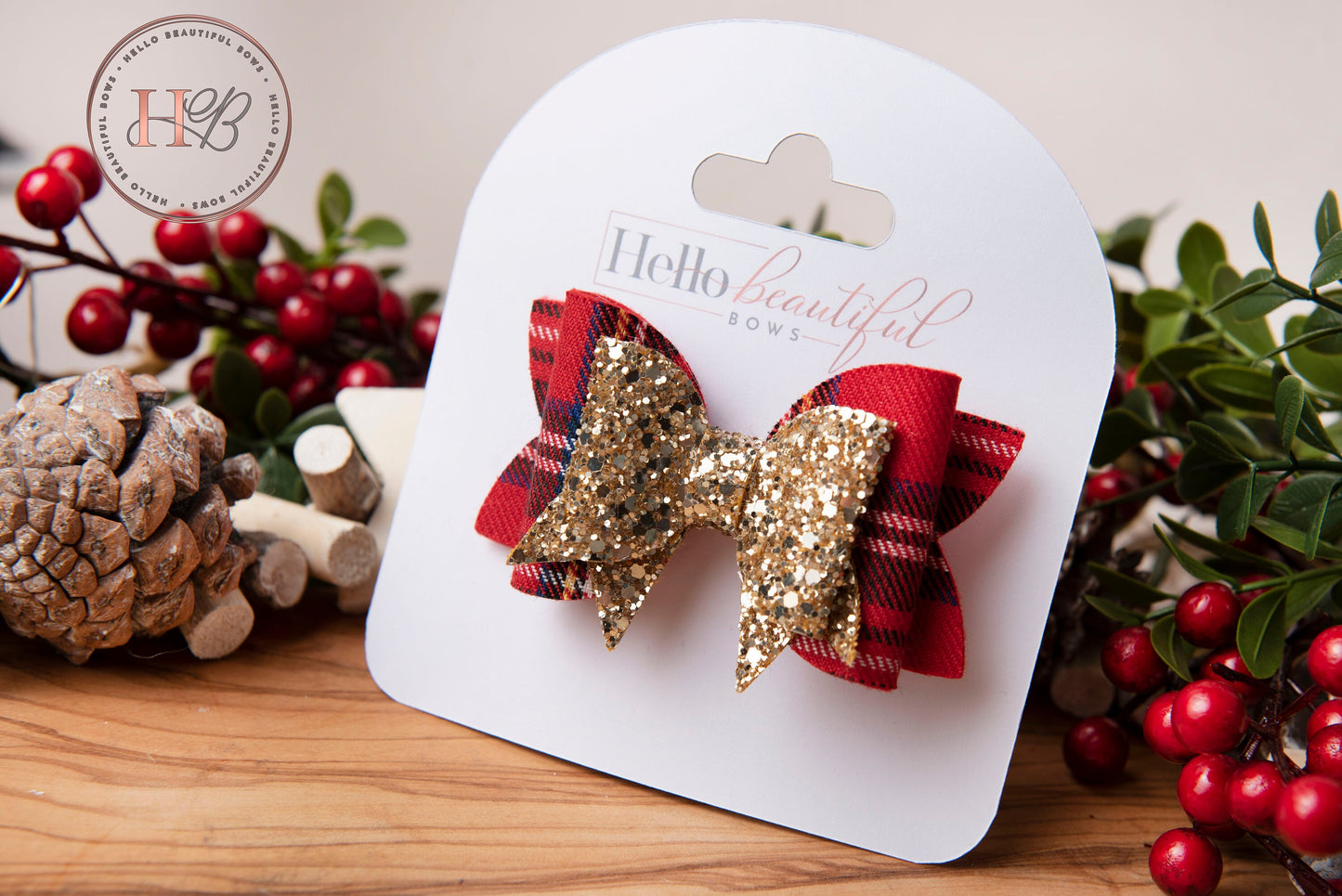 Christmas hair bows, girls hair bows, hair clips, baby headbands, tartan hair bow, christmas hair bows, hair clip, hair bows for girls