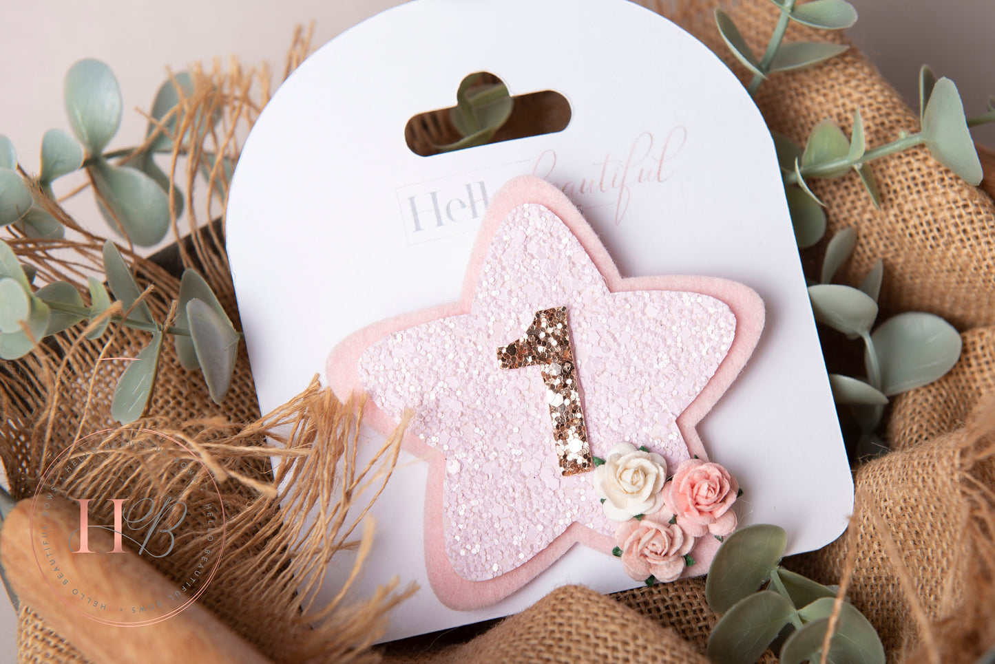 Pink birthday crown Birthday set, birthday wand, birthday badge, 1st birthday crown, 2nd birthday crown, Cake smash crown, party hat set