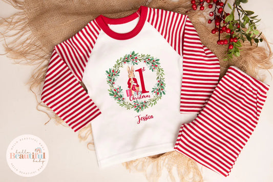 Kids personalised Christmas pyjamas