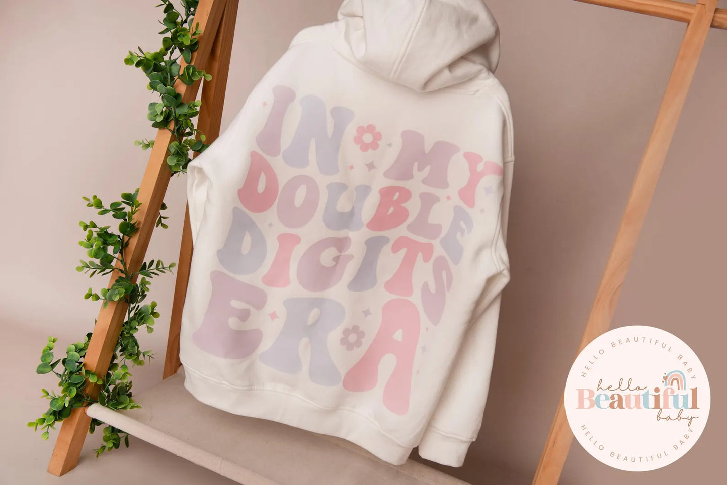 Birthday girl hoodie, birthday girl top, birthday era top, girls birthday outfit, 10th birthday era, personalised hoodie, double digits era