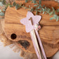 Birthday Wand, princess birthday wand, personalised wand, first birthday, cake smash prop, glitter wand, pink wand