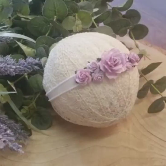 baby flower Headband, newborn headband, baby girl headband, baby shower gift, newborn gift, newborn prop, cake smash prop, baby headband