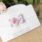 Baby girl headband, baby lilac floral headband, summer headband, girls headband