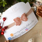 christmas baby headband, glitter headband, baby headband, newborn headband,