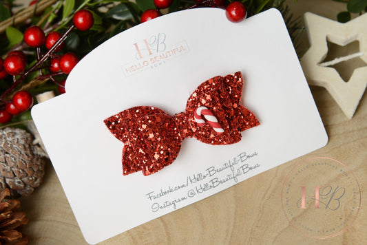 Christmas hair bow, Christmas bow, Christmas headbands, girls hair bow, baby headband, baby hair bow, girls headband