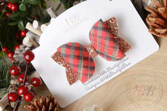Christmas hair bow, Christmas bow, Christmas headbands, girls hair bow, baby headband, baby hair bow, girls headband