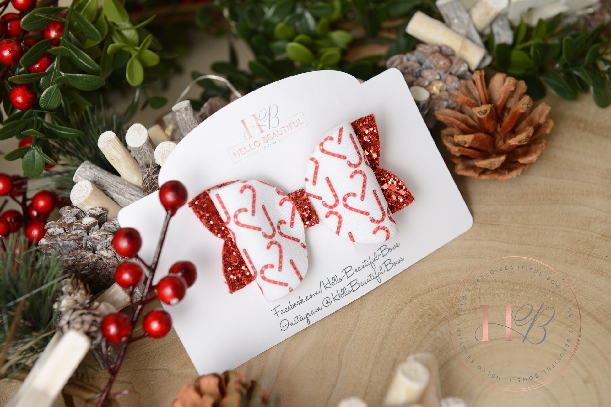 Christmas hair bow, Christmas bow, Christmas headbands, girls hair bow, baby headband, baby hair bow, girls headband