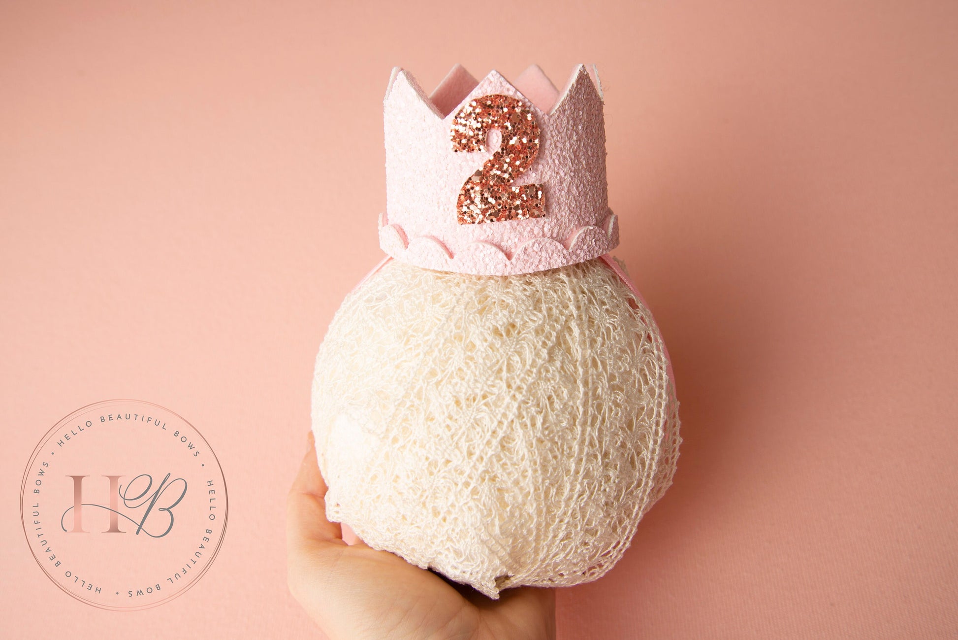 pink birthday crown, 1st birthday crown, 2nd birthday crown, Cake smash crown, birthday crown, glitter birthday crown