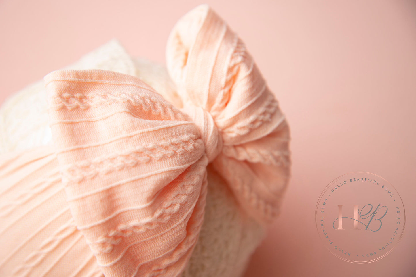 Peach baby headbands, baby head wraps, baby girl headbands, soft headbands stretch headbands soft headbands, girls headbands,