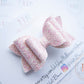Baby pink glitter hair bow, spring hair bows, girls hair bows, hair clips, baby headbands, girls headbands