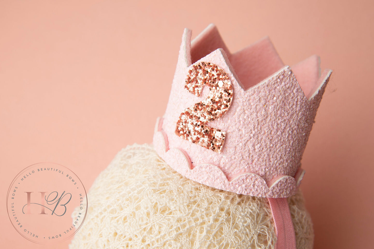 pink birthday crown, 1st birthday crown, 2nd birthday crown, Cake smash crown, birthday crown, glitter birthday crown