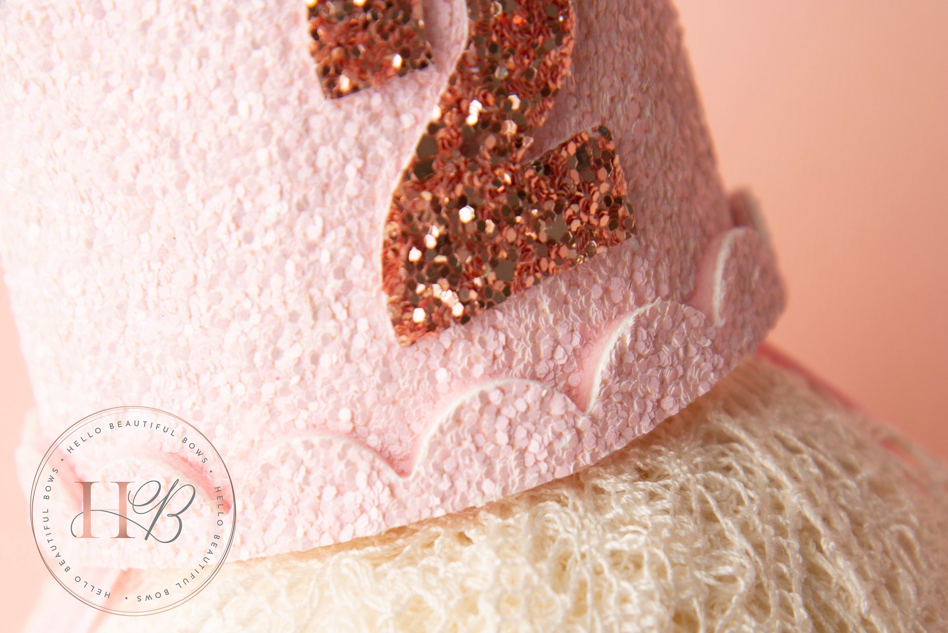 pink birthday crown, 1st birthday crown, 2nd birthday crown, Cake smash crown, birthday crown, glitter birthday crown