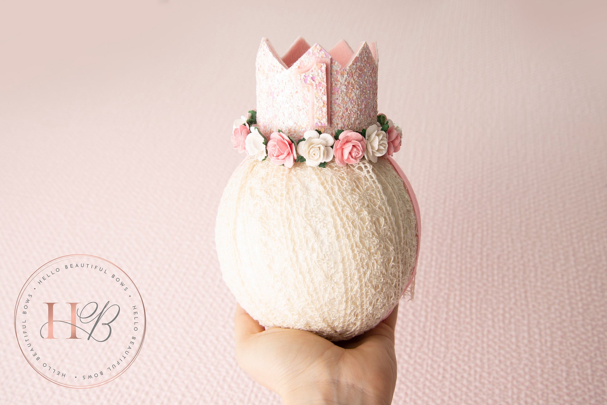 Pink birthday crown, 1st birthday crown, 2nd birthday crown, Cake smash crown, birthday crown, glitter birthday crown