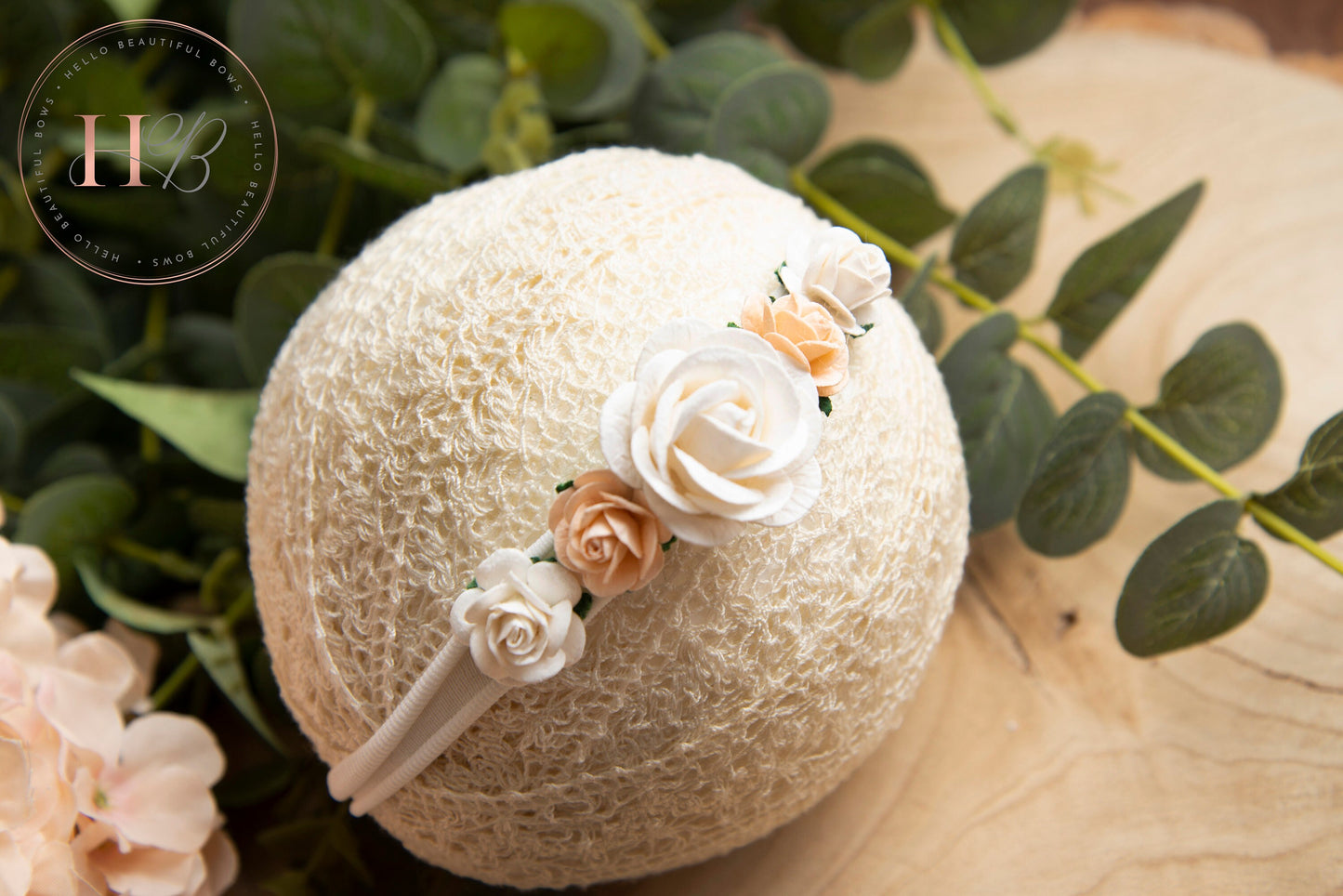 baby flower Headband, newborn headband, baby girl headband, baby shower gift, newborn gift, newborn prop, cake smash prop, baby headband