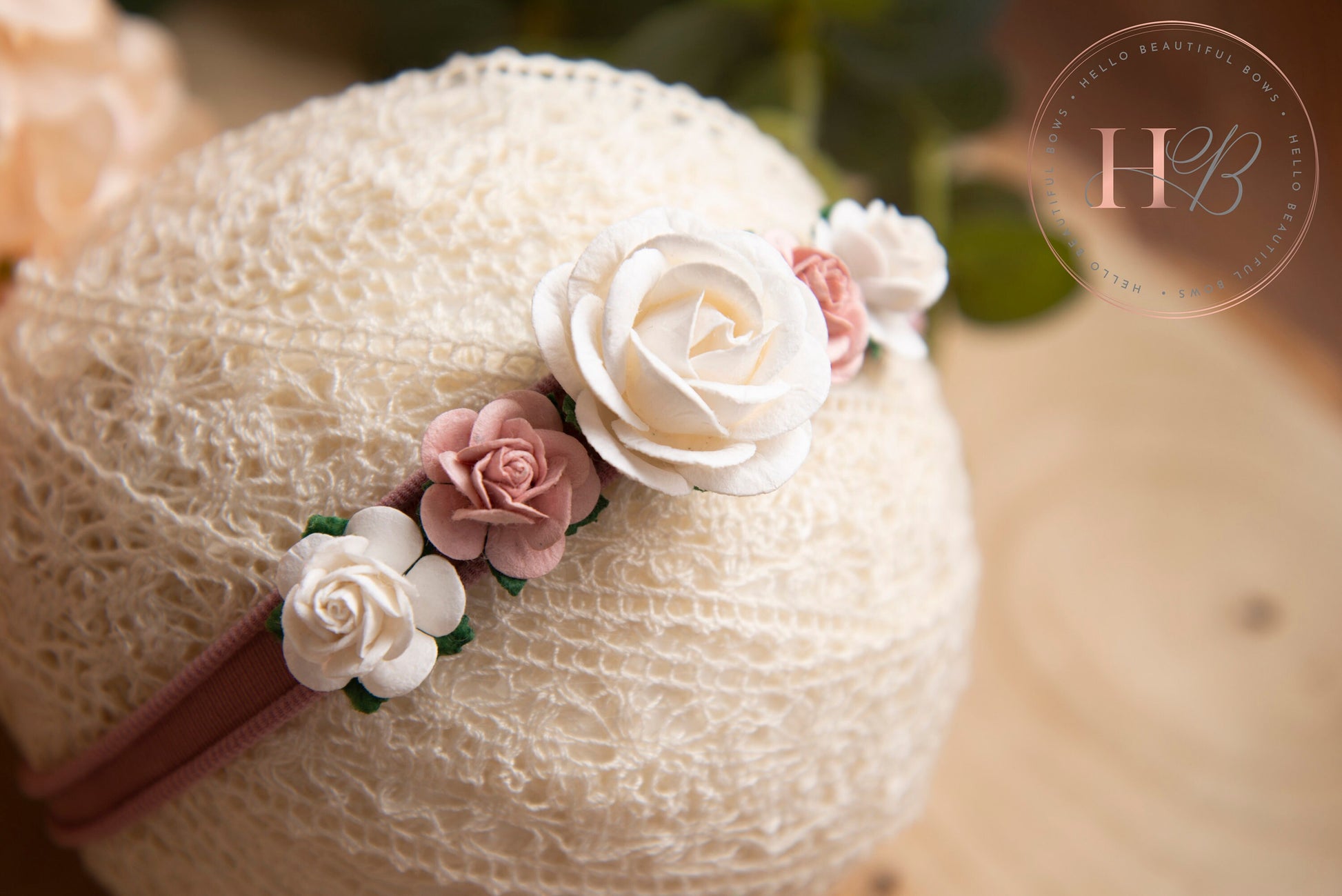 baby flower Headband, newborn headband, baby girl headband, baby shower gift, newborn gift, newborn prop, cake smash prop, baby headband