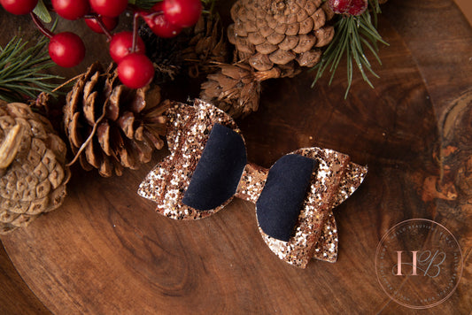 Christmas hair bows, girls hair bows, hair clips, baby headbands, Navy hair bow, christmas hair bow, hair clip, hair bow,