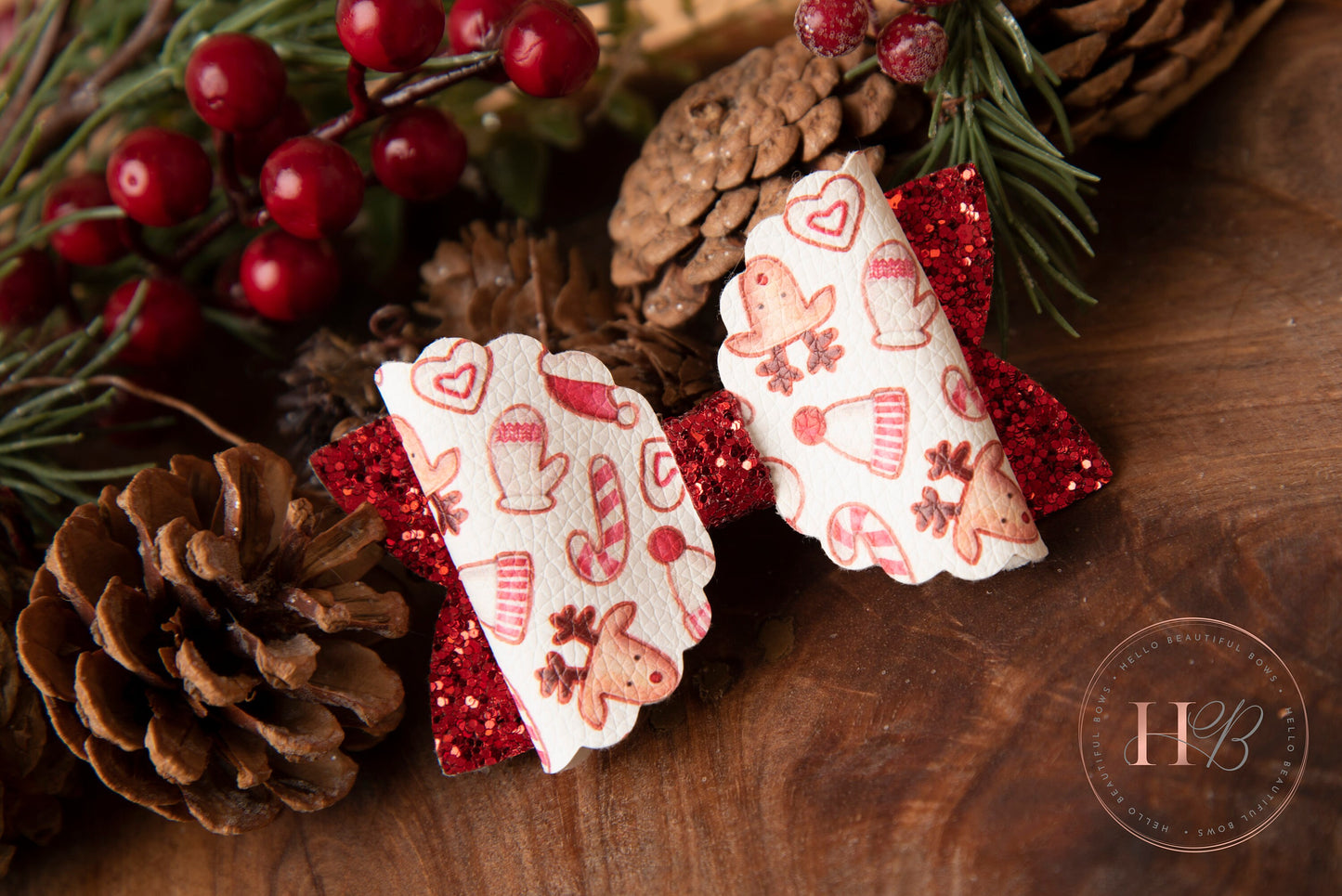 Christmas hair bows, girls hair bows, hair clips, baby headbands, christmas scene hair bow, christmas hair bows, hair clip, hair bows.