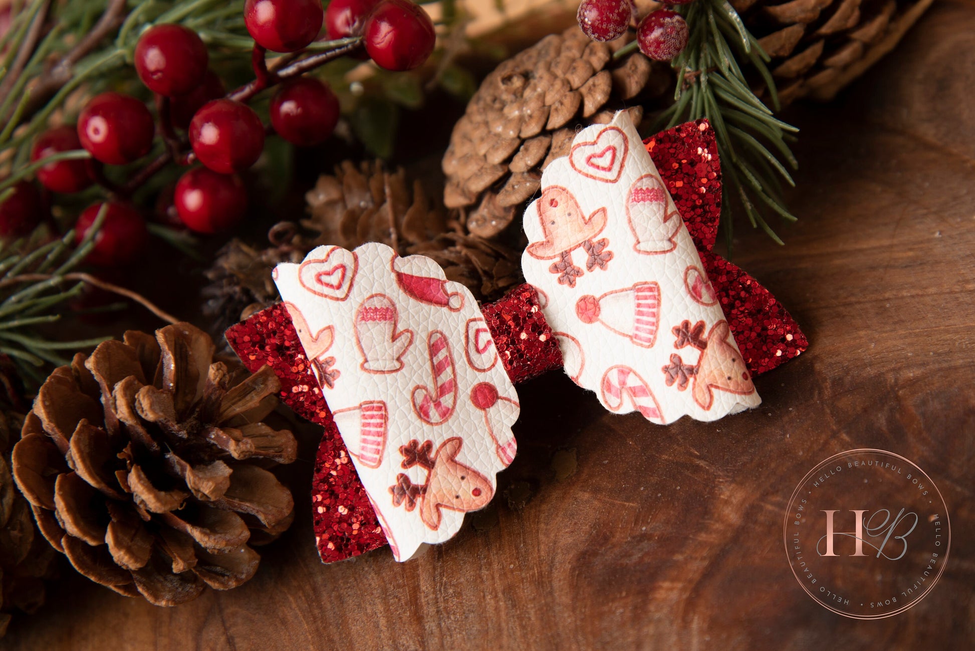 Christmas hair bows, girls hair bows, hair clips, baby headbands, christmas scene hair bow, christmas hair bows, hair clip, hair bows.