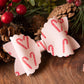 Christmas hair bows, girls hair bows, hair clips, baby headbands, pink bow, candy cane hair bow, pink hair bow, hair clip, hair bow