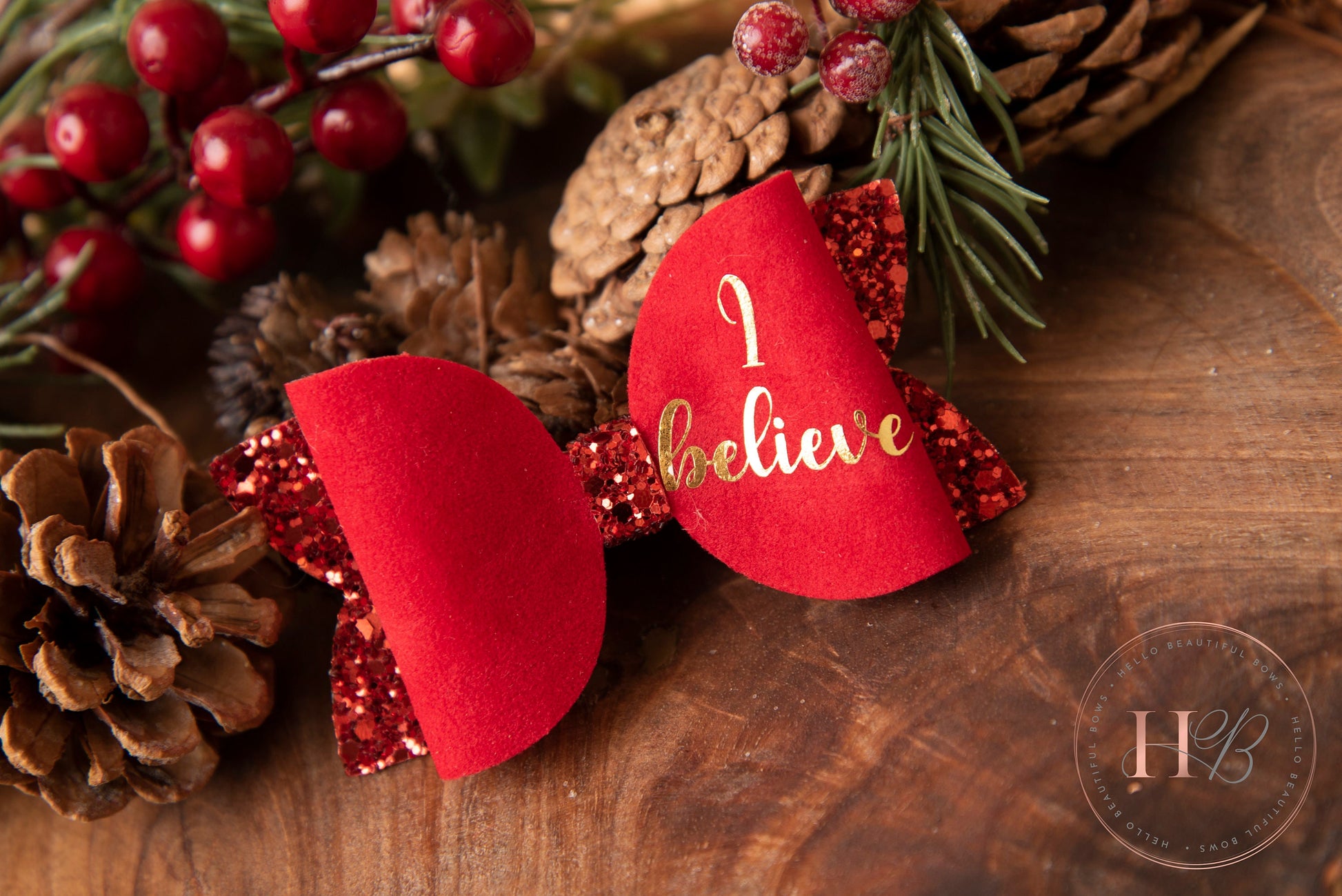 Christmas hair bows, girls hair bows, hair clips, baby headbands, I believe hair bow, christmas hair bows, hair clip, hair bows.