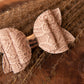 Autumn hair bows, girls hair bows, hair clips, baby headbands, beige hair bow, embossed hair bowir bow, hair clip, hair bow
