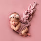 Headband Flower Newborn Headband Baby Girl Christening Headband