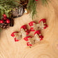 Christmas hair bows, girls hair bows, hair clips, baby headbands, present bow, christmas hair bows, hair clip, hair bows.