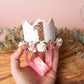 White birthday crown, 1st birthday crown, 2nd birthday crown, Cake smash crown, birthday crown, glitter birthday crown