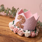 Pink birthday crown, 1st birthday crown, 2nd birthday crown, Cake smash crown, birthday crown, glitter birthday crown