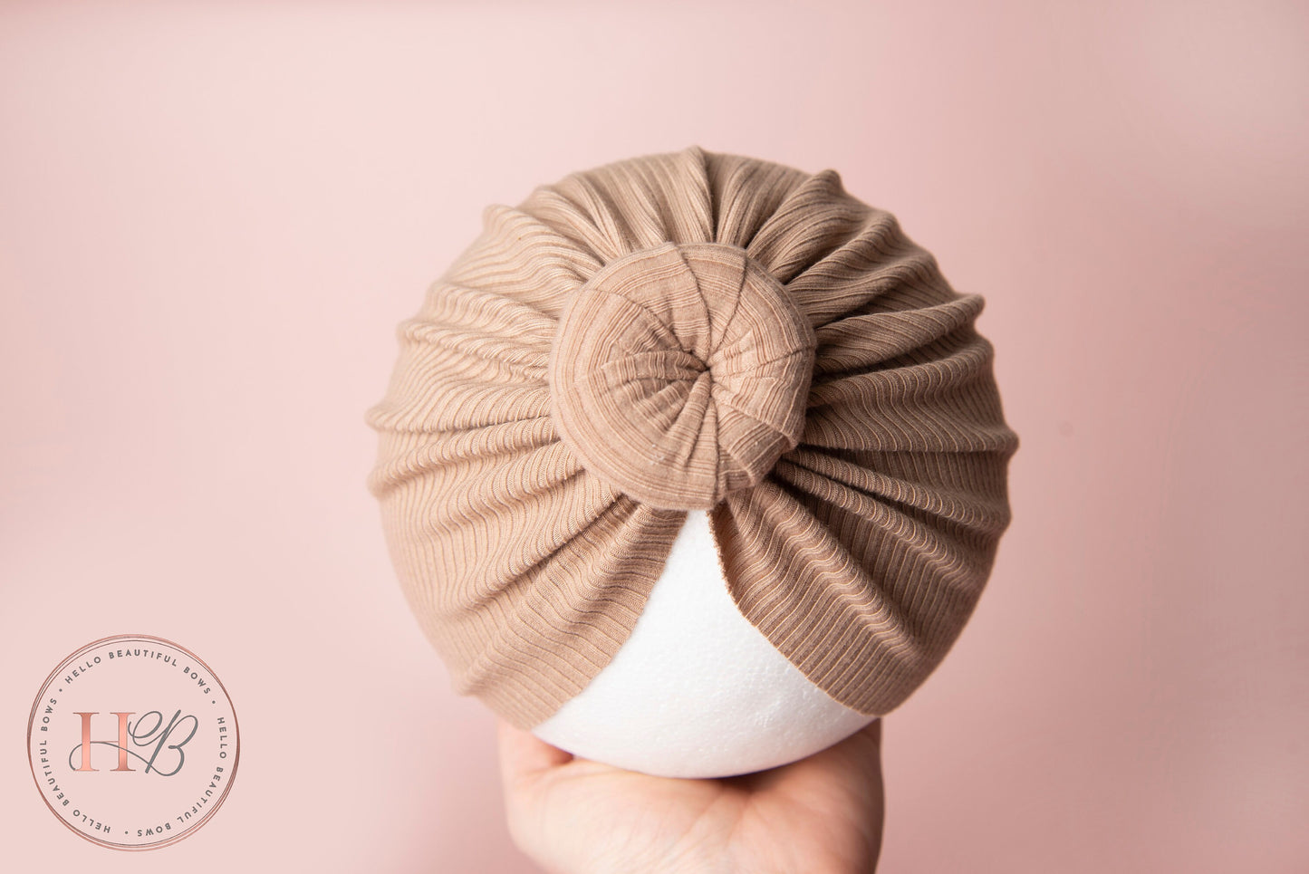 Baby turban, baby hat, baby accessory, baby shower gift, donut turban, baby bow turban, autumn turban, ribbed turban