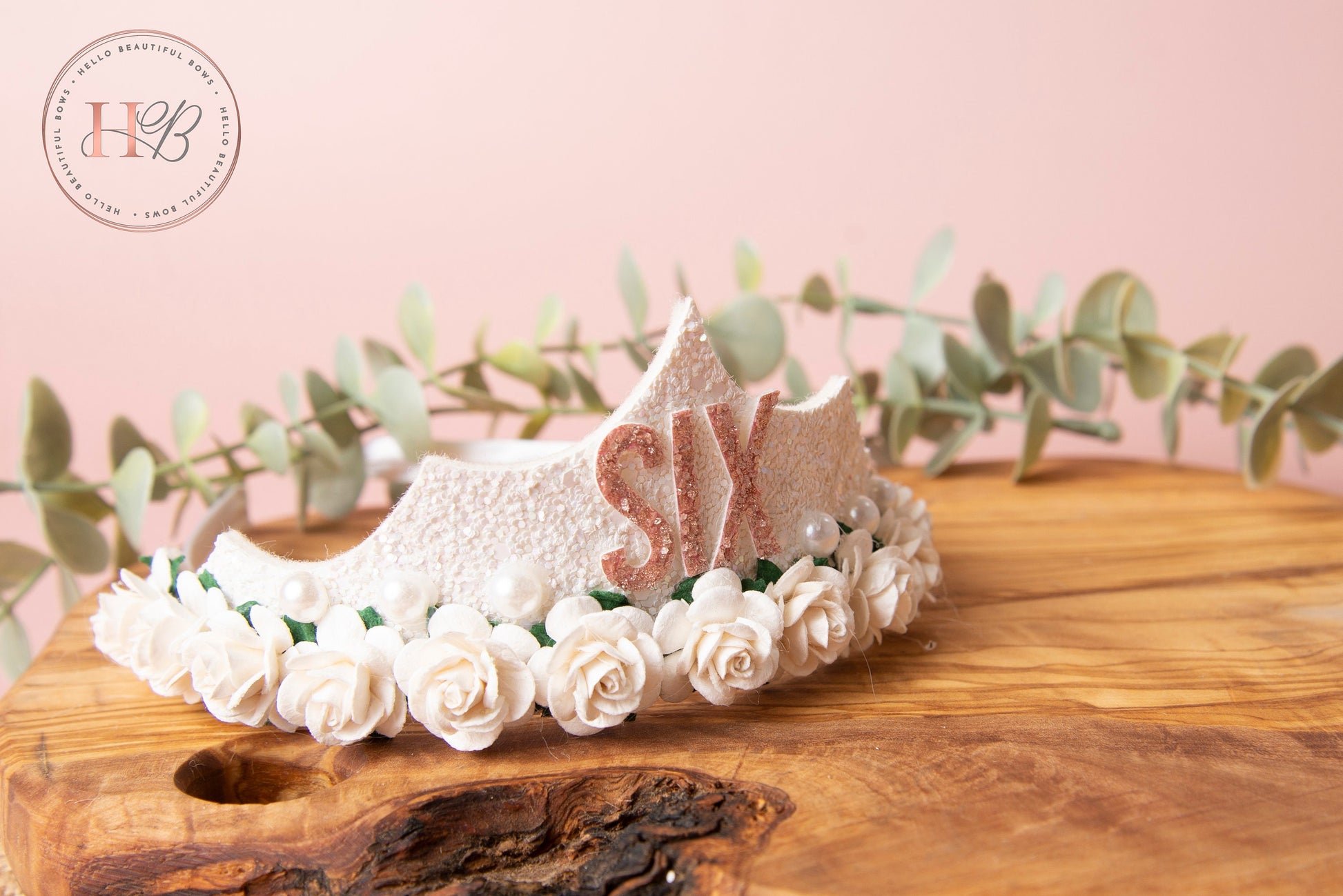 Girls birthday tiara, princess tiara, white birthday tiara, girls birthday crown, birthday accessories