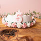 Girls birthday tiara, princess tiara, white birthday tiara, girls birthday crown, birthday accessories