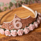 Girls birthday tiara, princess tiara, rose gold birthday tiara, girls birthday crown, birthday accessories