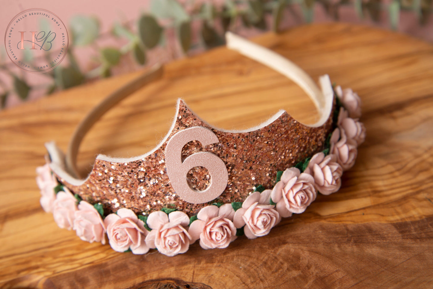 Girls birthday tiara, princess tiara, rose gold birthday tiara, girls birthday crown, birthday accessories