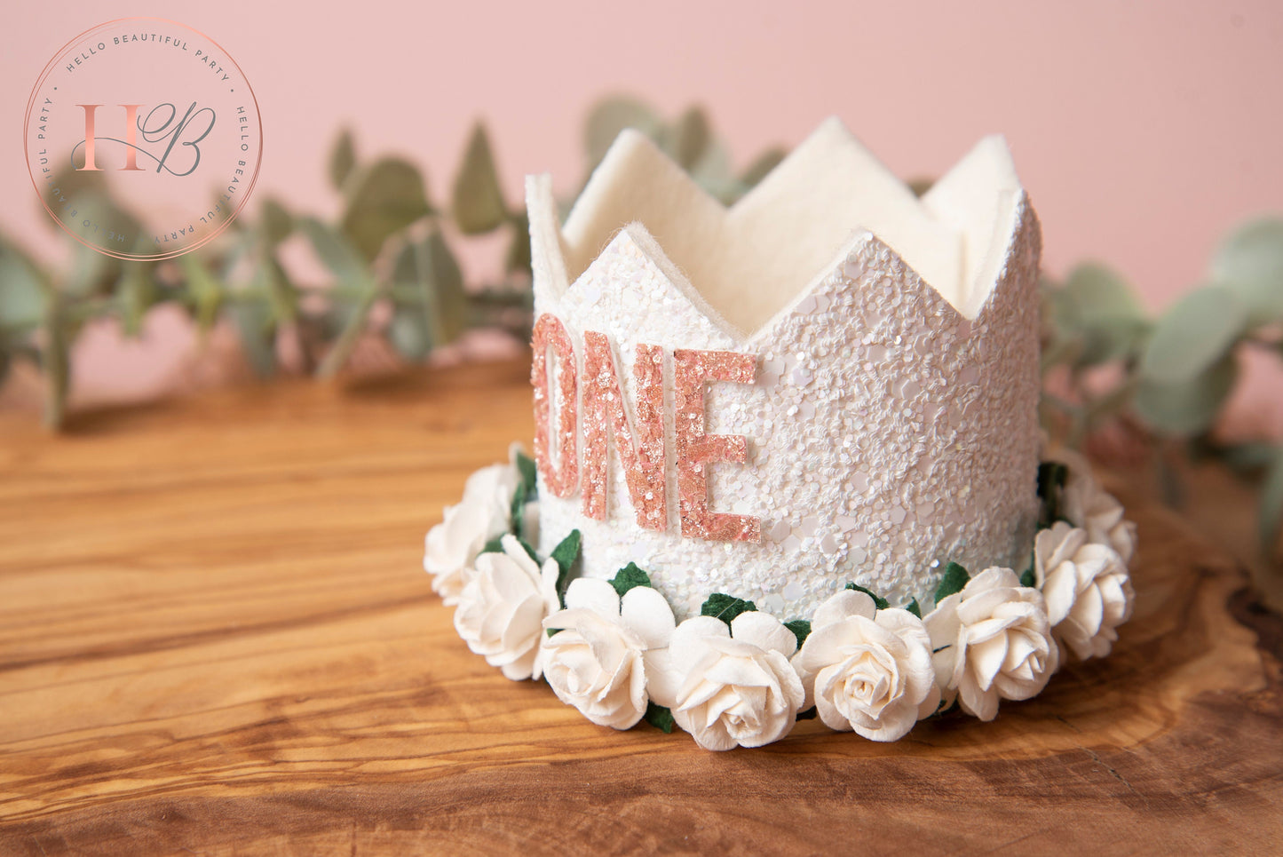 White birthday crown, 1st birthday crown, 2nd birthday crown, Cake smash crown, birthday crown, one birthday crown, first birthday girl