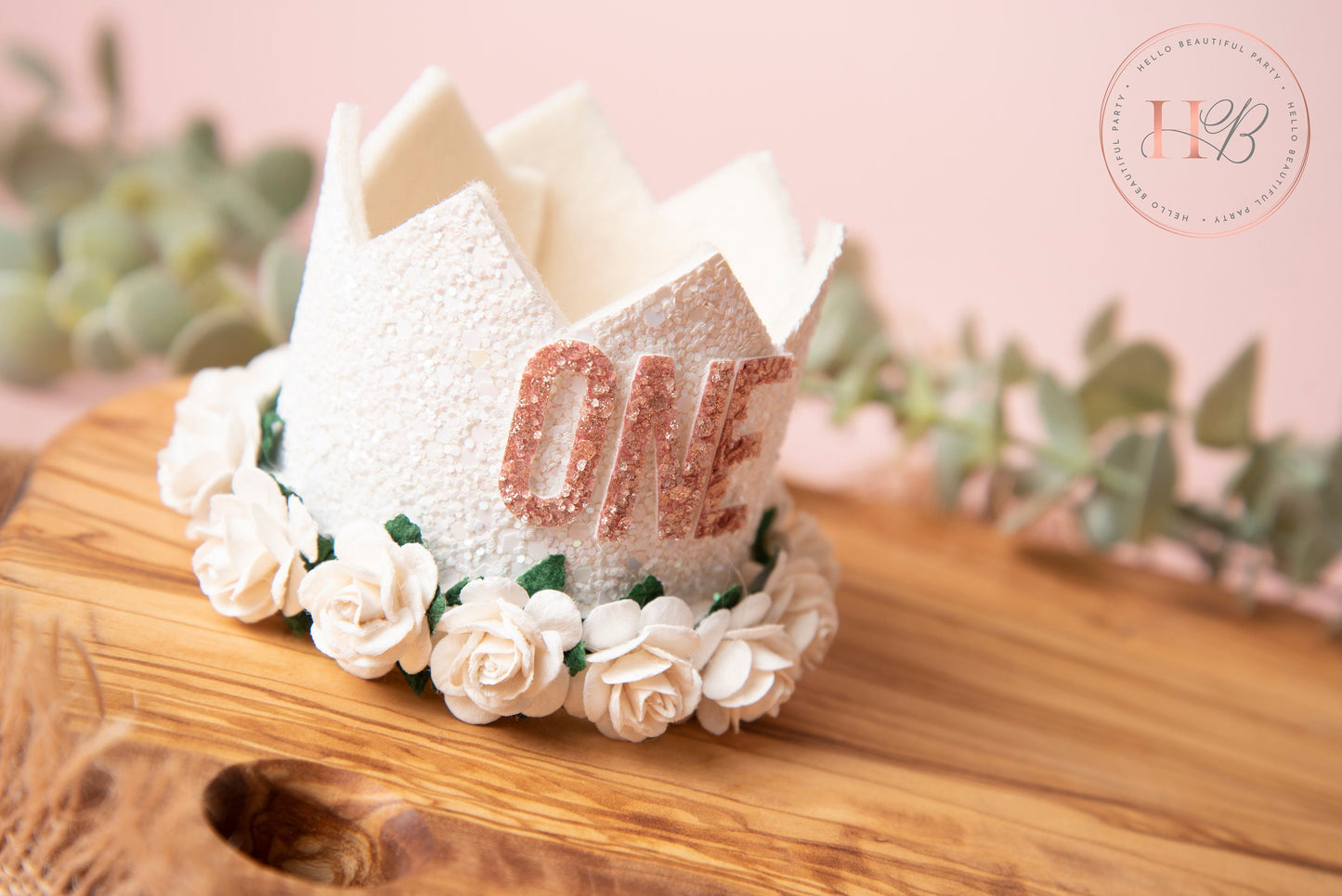 White birthday crown, 1st birthday crown, 2nd birthday crown, Cake smash crown, birthday crown, one birthday crown, first birthday girl