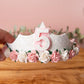 Girls birthday tiara, princess tiara, white birthday tiara, girls birthday crown, birthday accessories