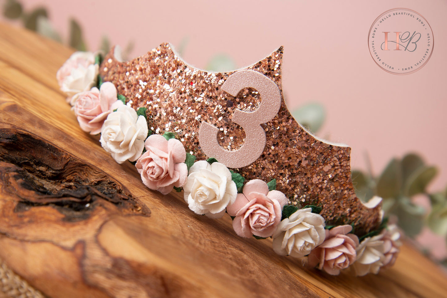 Girls birthday tiara, princess tiara, rose gold birthday tiara, girls birthday crown, birthday accessories