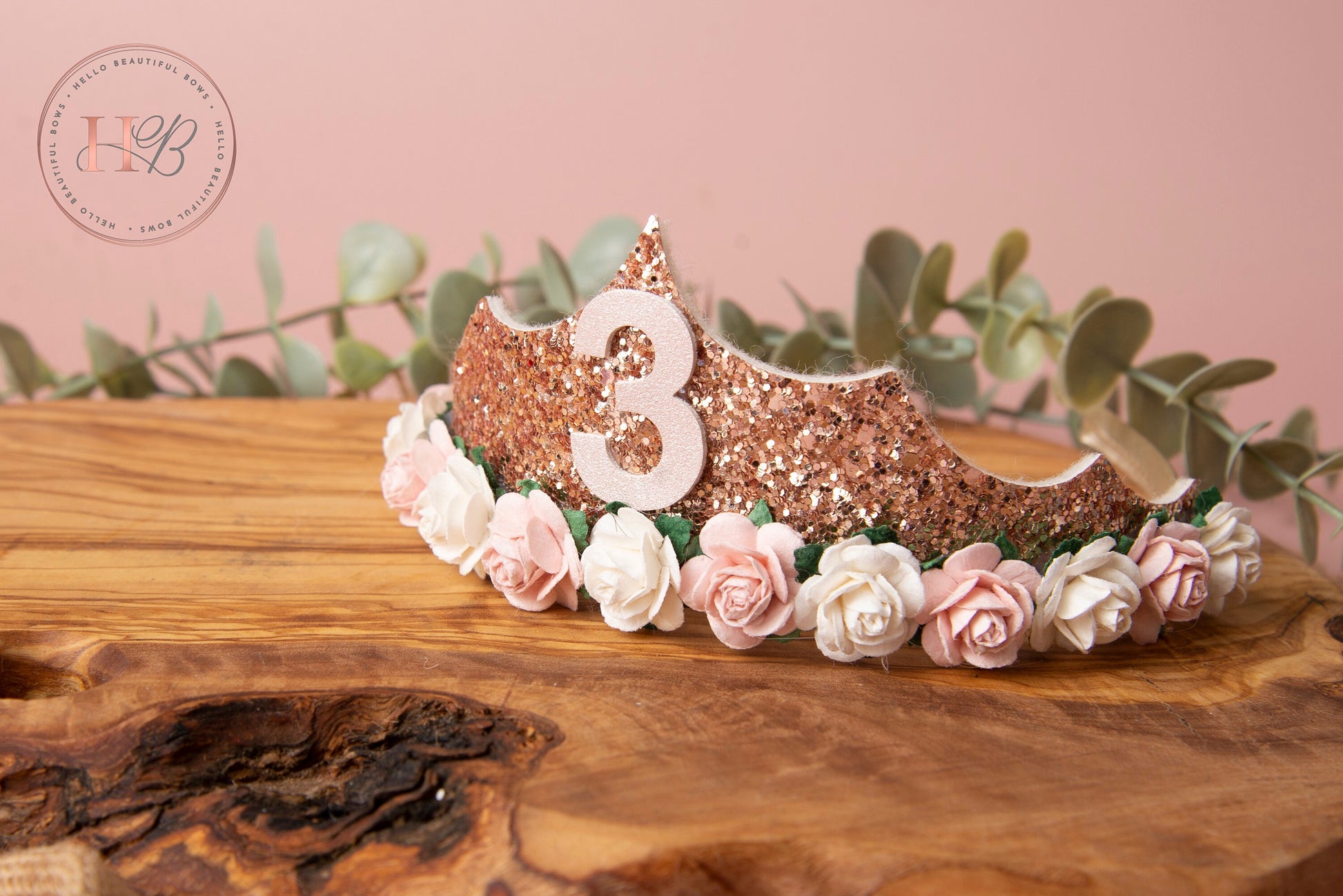 Girls birthday tiara, princess tiara, rose gold birthday tiara, girls birthday crown, birthday accessories