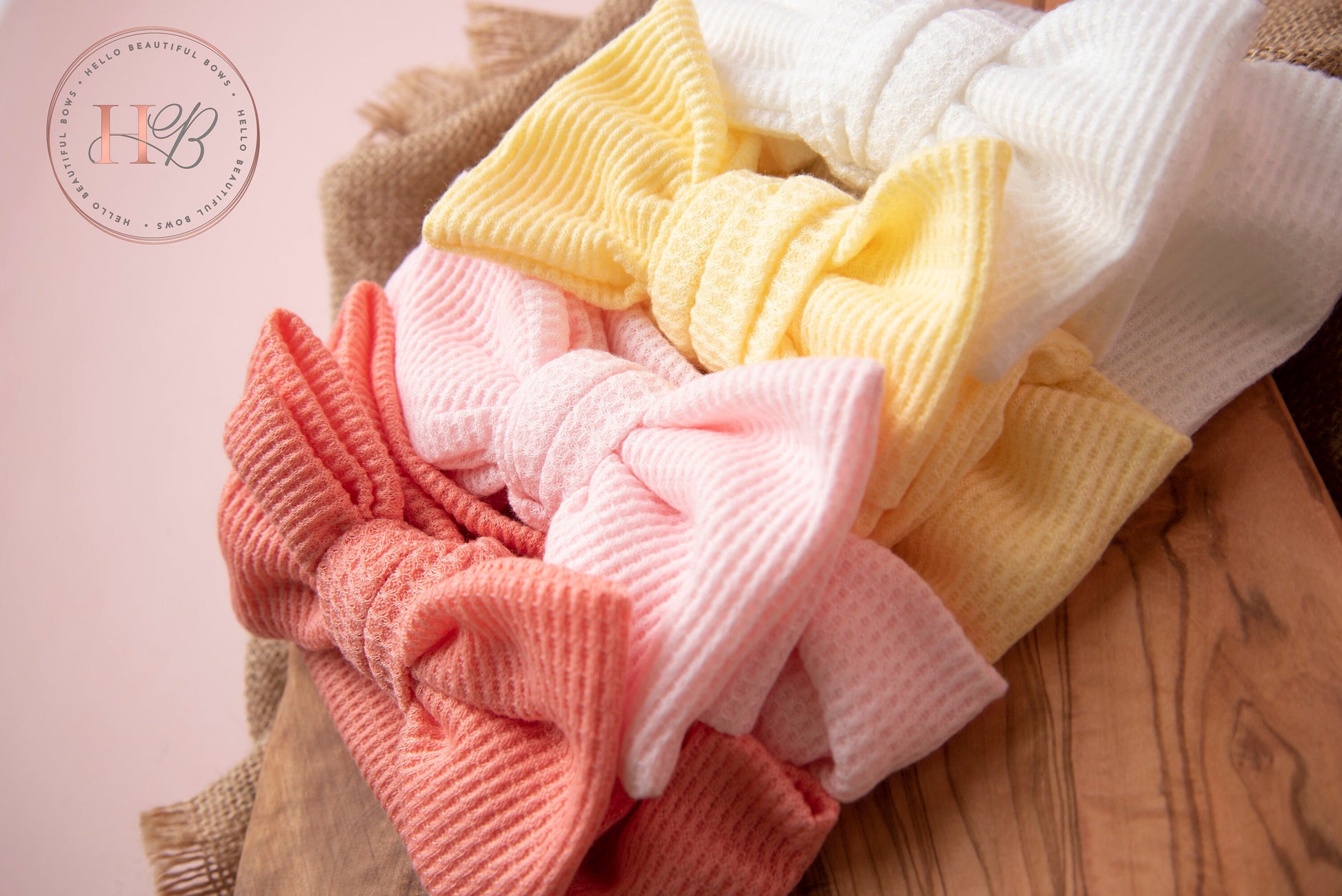 baby headbands, baby girl headband, baby head wraps, girl headbands, soft headbands, summer headbands, Waffle headbands