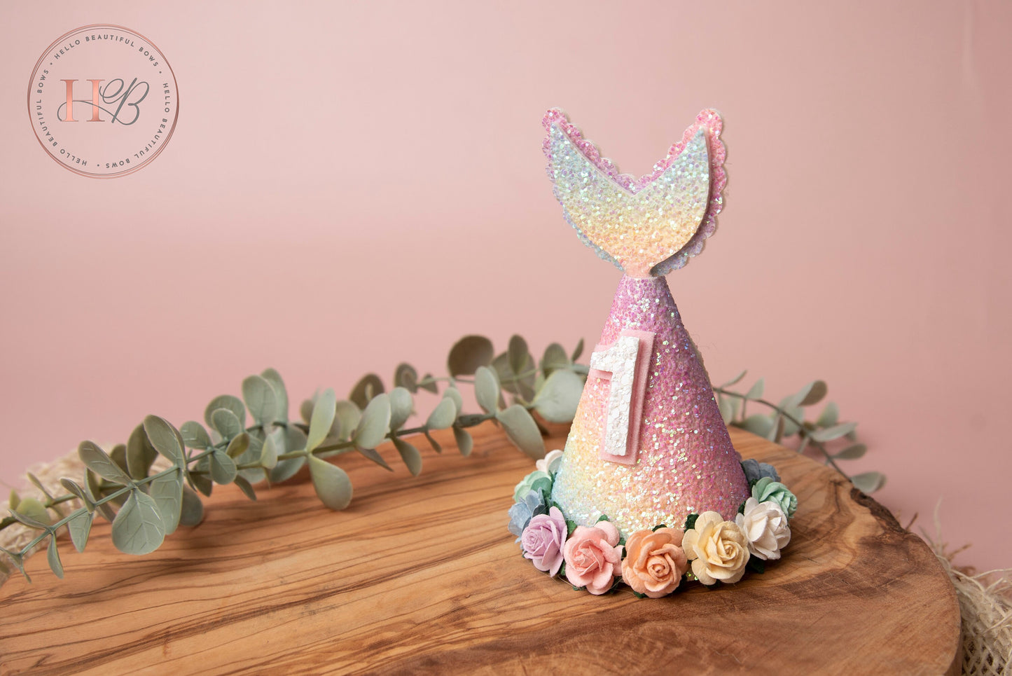 Girls birthday party Hat, mermaid party hat, birthday crown, girls birthday crown, birthday accessories, birthday decor