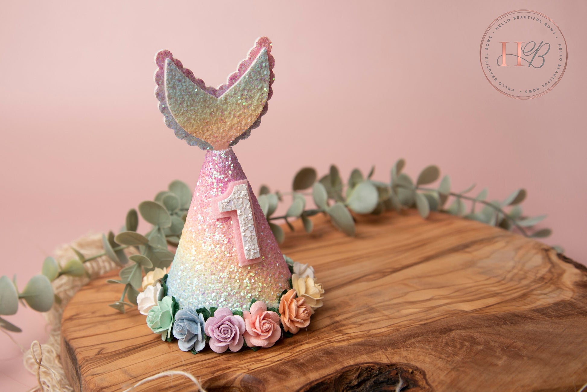 Girls birthday party Hat, mermaid party hat, birthday crown, girls birthday crown, birthday accessories, birthday decor