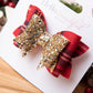 Christmas hair bows, girls hair bows, hair clips, baby headbands, tartan hair bow, christmas hair bows, hair clip, hair bows for girls