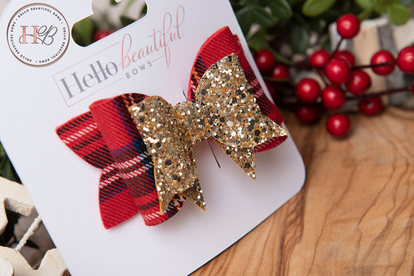 Christmas hair bows, girls hair bows, hair clips, baby headbands, tartan hair bow, christmas hair bows, hair clip, hair bows for girls