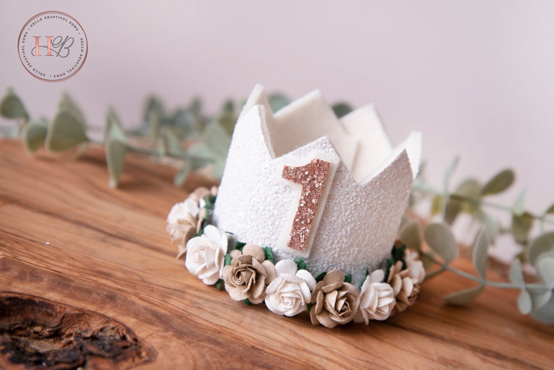 White birthday crown, 1st birthday crown, 2nd, 3rd, birthday crown, Cake smash crown, party hat, first birthday girl,